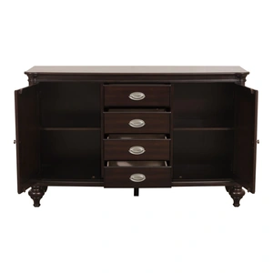 Homelegance Marston Classic 2-Door 4-Drawer Wood Veneer Buffet, Dark Cherry