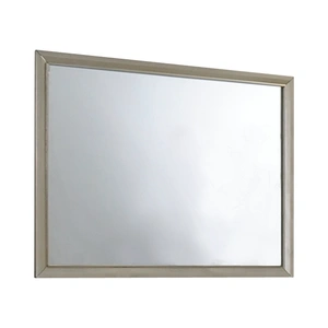 ACME Carine Wood Mirror, Champagne