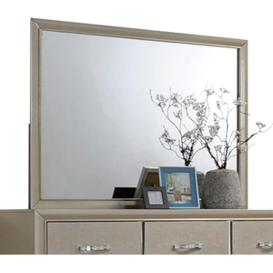 ACME Carine Wood Mirror, Champagne