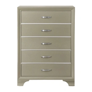 ACME Carine Wood Chest, Champagne