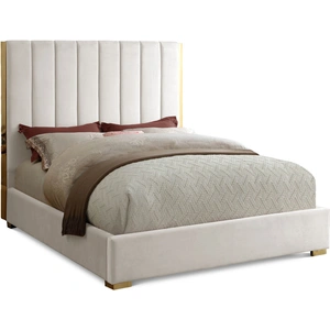 Meridian Furniture Becca Velvet Bed