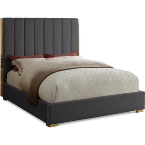Meridian Furniture Becca Velvet Bed