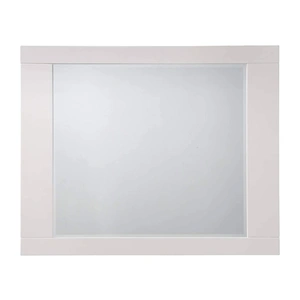 ACME Naima II Wood/Wood Veneer Rectangular Mirror, White