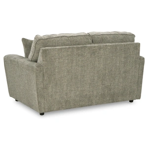 Ashley Furniture Cascilla Polyester Loveseat in Pewter