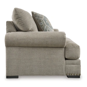 Ashley Furniture Galemore Fabric Chair & a Half in Quarry