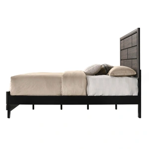 ACME Valdemar Panel Bed, Weathered Gray
