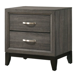 ACME Valdemar Nightstand, Weathered Gray