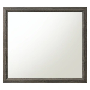 ACME Valdemar Rectangular Mirror, Weathered Gray