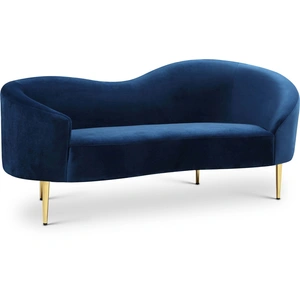 Meridian Furniture Ritz Velvet Loveseat