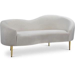 Meridian Furniture Ritz Velvet Loveseat