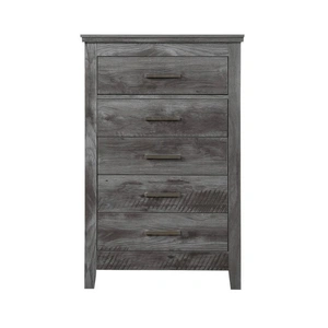 ACME Vidalia Wood Chest w/5 Drawers, Gray