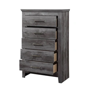 ACME Vidalia Wood Chest w/5 Drawers, Gray