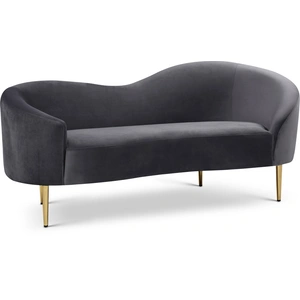 Meridian Furniture Ritz Velvet Loveseat