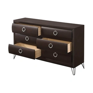 ACME Tablita Wood/Wood Veneer Dresser, Dark Merlot