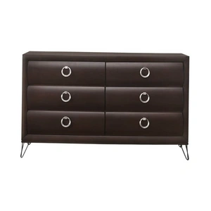 ACME Tablita Wood/Wood Veneer Dresser, Dark Merlot