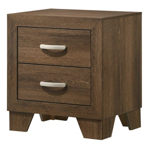 ACME Miquell Wood Veneer/Wood Nightstand