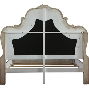ACME Dresden PU Bed, Vintage Bone White