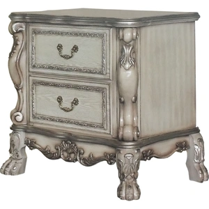ACME Dresden Nightstand, Vintage Bone White