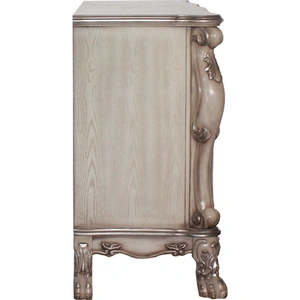 ACME Dresden 7-Drawer 2-Door Dresser, Vintage Bone White
