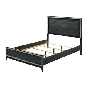 ACME Haiden Wood Panel Bed w/LED Headboard