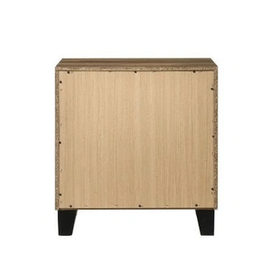 ACME Morales Wood Nighatand w/2 Drawers, Rustic Oak