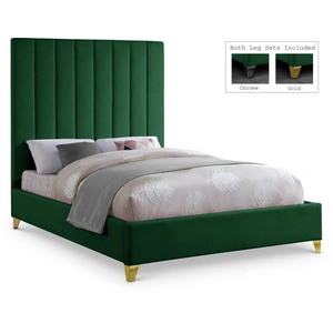 Meridian Furniture Via Velvet Bed