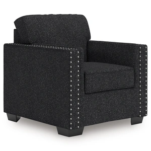 Ashley Furniture Jasmine Peaks Polyester Chair with Lighting, Coal