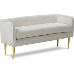 Meridian Furniture Audrey Velvet Bench