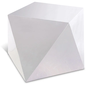 Meridian Furniture Gemma 20-inch Diamond Steel End Table