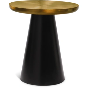 Meridian Furniture Martini 20-inch Round Brushed Stainless Steel End Table