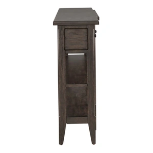 Liberty Furniture Paradise Valley Wood Hall Console Table w/3 Drawers, Saddle Brown
