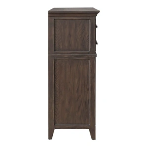Liberty Furniture Paradise Valley Wood Chesser w/10 Drawers in Saddle Brown