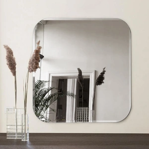 Calligaris Bevel Frameless Square Wall Mirror