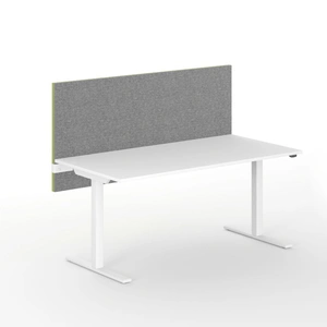 NARBUTAS Motion Electric Height Adjustable Office Desk w/Panel Legs, 2 Level Columns