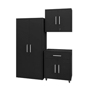 Manhattan Comfort Eiffel 3-Piece Garage Storage Set
