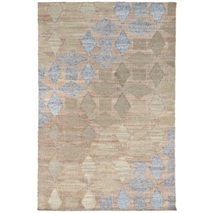 Classic Home La Jolla Jute/Wool Handwoven 2' x 3' Rug, Natural Multi