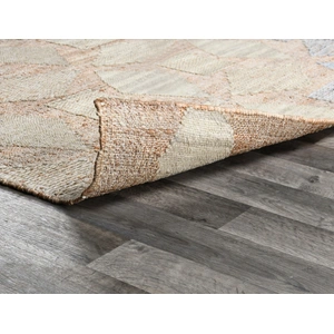 Classic Home La Jolla Jute/Wool Handwoven 2' x 3' Rug, Natural Multi