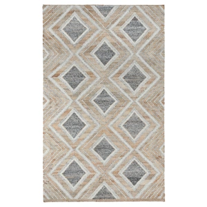 Classic Home Laguna Jute/Wool Handwoven Rug, Blue Multi