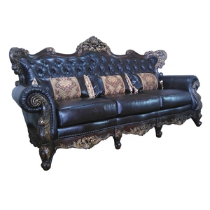 Cosmos Furniture Britney Fabric Sofa, Cherry