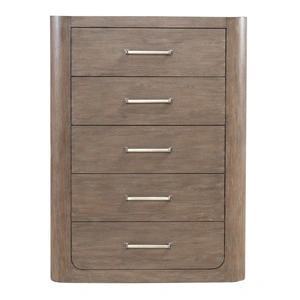 Liberty Furniture South Bend Wood Chest w/5 Drawers, Burnished Clay