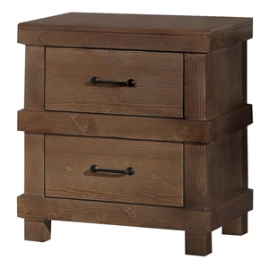 ACME Adams Wood Youth Nightstand, Antique Oak
