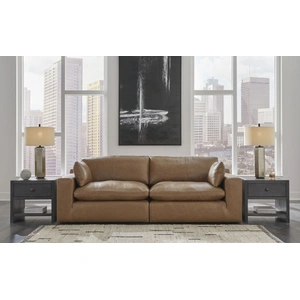 Ashley Furniture Emilia 2-Piece Leather Modular Loveseat