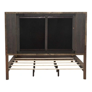 Liberty Furniture Modern Edge Upholstered Bed | Caffe Finish by Liberty, Caffe