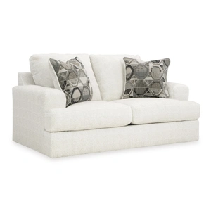 Ashley Furniture Karinne Polyester Loveseat, Linen