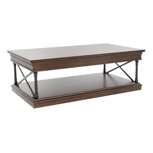 Liberty Furniture Tribeca Rectangular Wood Cocktail Table, Cordovian Brown