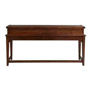 Liberty Furniture Aspen Skies Rustic Wood Console Bar Set | Russet Brown, Russet Brown