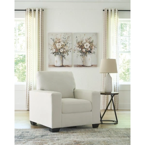 Ashley Furniture Greenbriar Polyester Chair in Ivory