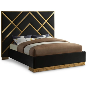 Meridian Furniture Vector Velvet Bed