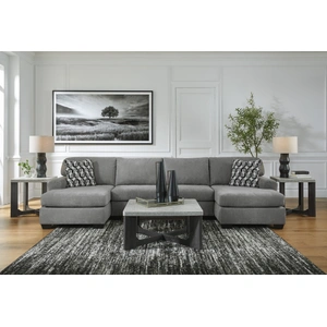 Ashley Furniture Birkdale Court Fabric 3-Piece Sectional, Gray
