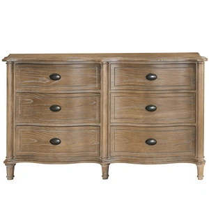 Universal Furniture Devon Wood Dresser w/6 Drawers, Studio